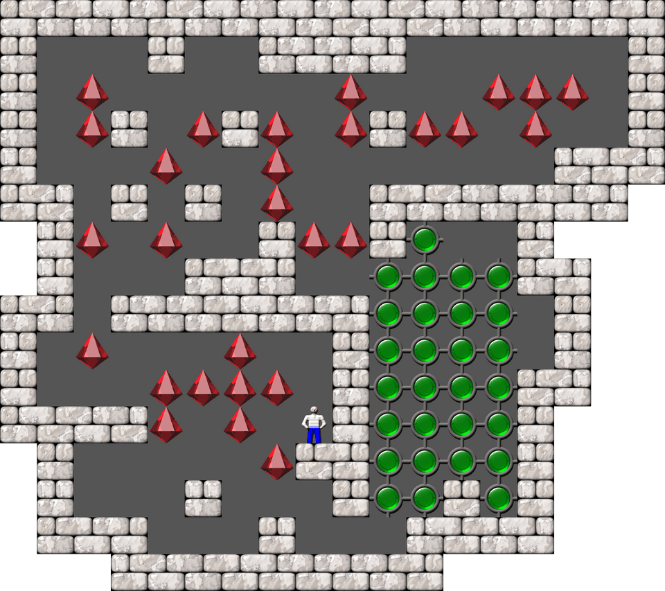 Sokoban Jean-Pierre Kent level 31